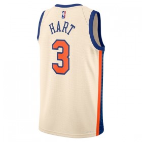 Muške NBA Dres New York Knicks Josh Hart Nike 2025-26 City Edition Bijela Swingman